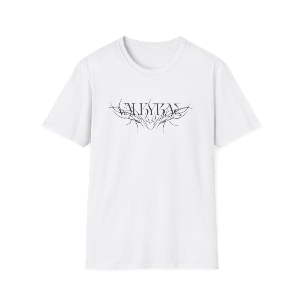 Tribal Valkyrie Script T-Shirt | Norse Warrior Mythology Tee | Valkyrae