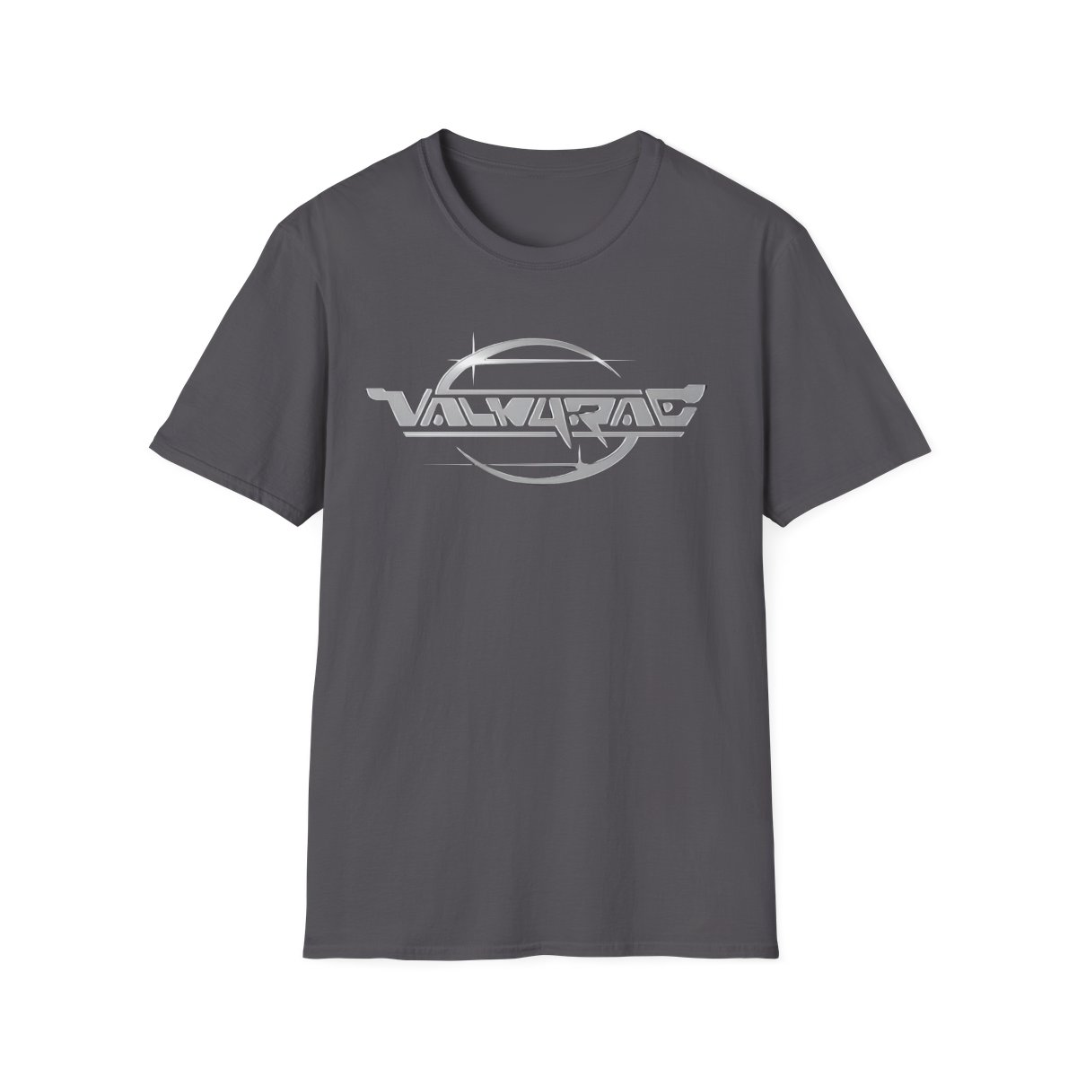 Valvrad Logo T-Shirt | Retro Sci-Fi Graphic Tee | Valkyrae - alternate angle 2, merchandise
