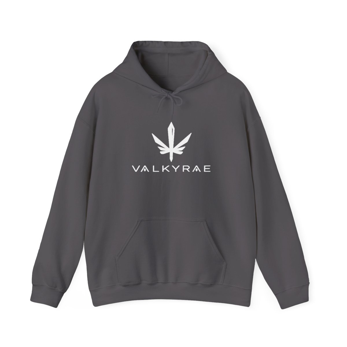 Valkyrae Logo Hoodie | Black Pullover Sweatshirt | Valkyrae - alternate angle 2, merchandise