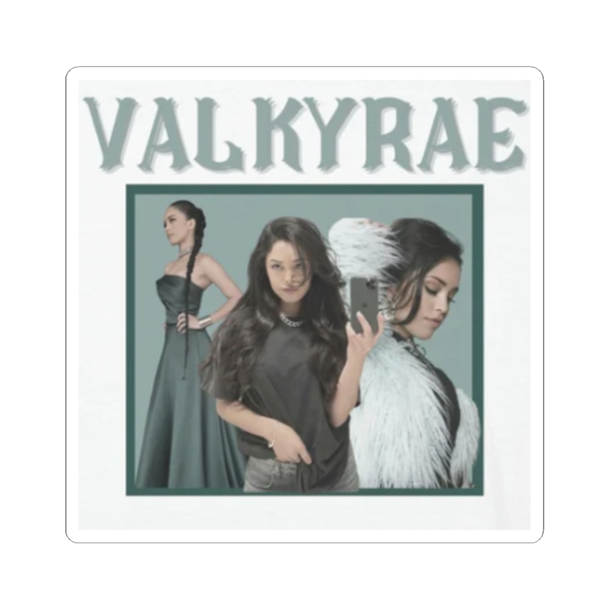 Valkyrae Portrait Sticker | Gamer Streamer Vinyl Kiss-Cut | Valkyrae - alternate angle 3, merchandise