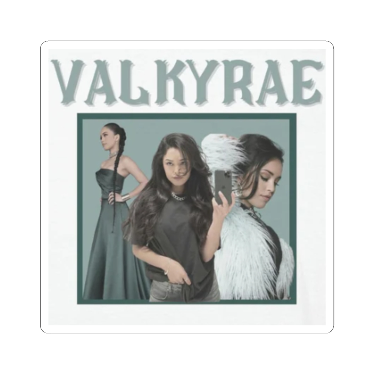 Valkyrae Portrait Sticker | Gamer Streamer Vinyl Kiss-Cut | Valkyrae