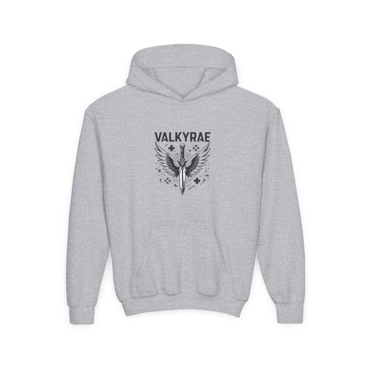 Valkyrae "Valkyrae" Kids Hoodie - alternate angle 2, merchandise